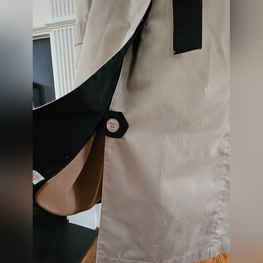Vintage Misty Harbor *Rare* Trench Coat w/Removable Lining-Size 12P - Picture 14 of 15